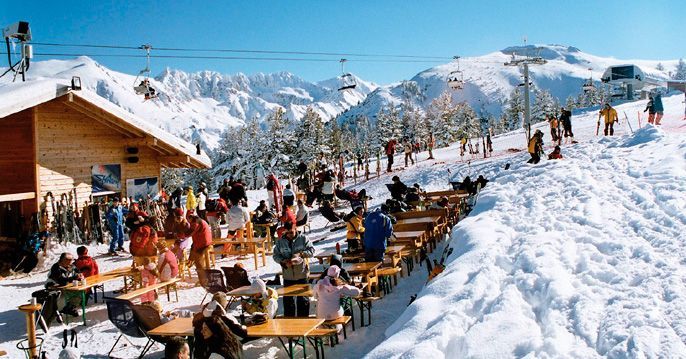Stațiunea de schi Bansko din Bulgaria