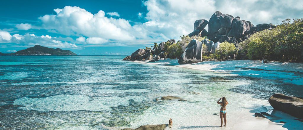 Plaja exotică Anse Source d'Argent Beach - Seychelles