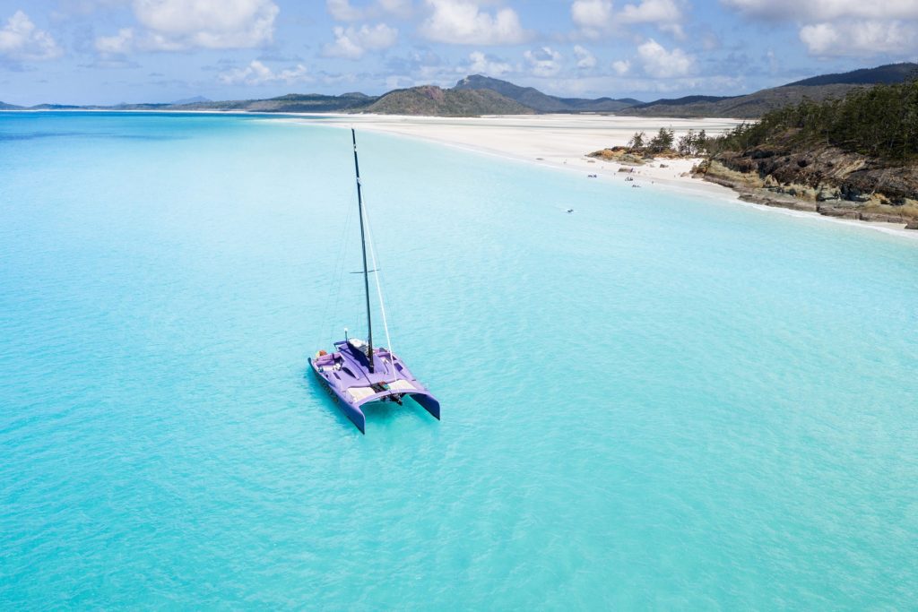 Plaja exotică Whitehaven Beach - Insula Whitsunday, Australia