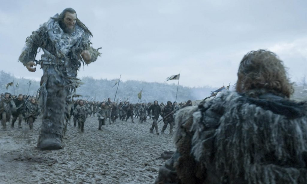 Ian Whyte în rolul lui Wun Wun din Urzeala tronurilor