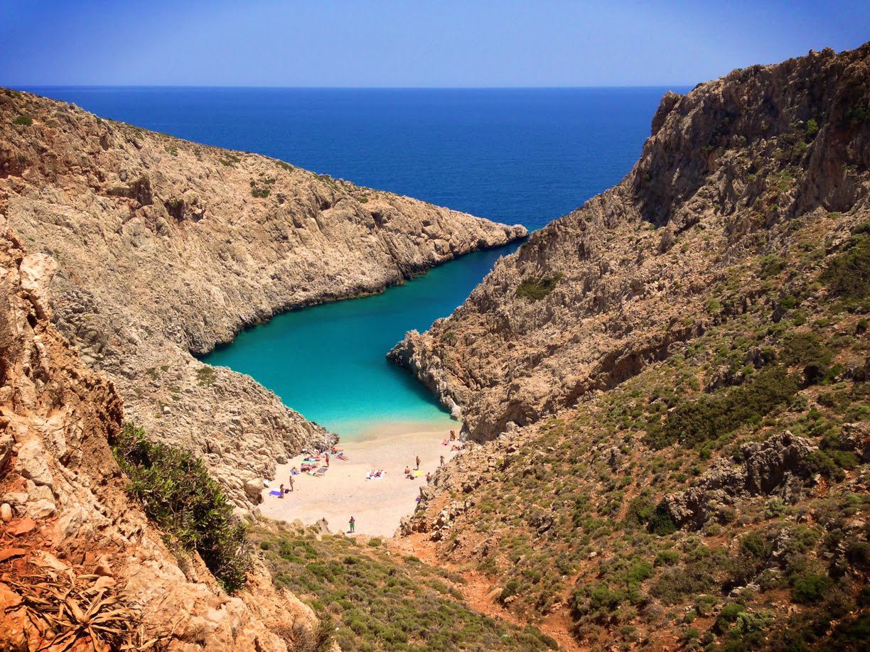 Plaja Stefanou din Insula Creta