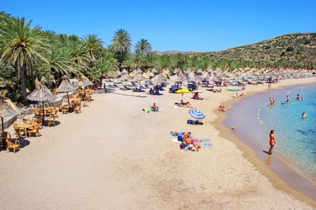 Plaja Vai din Insula Creta