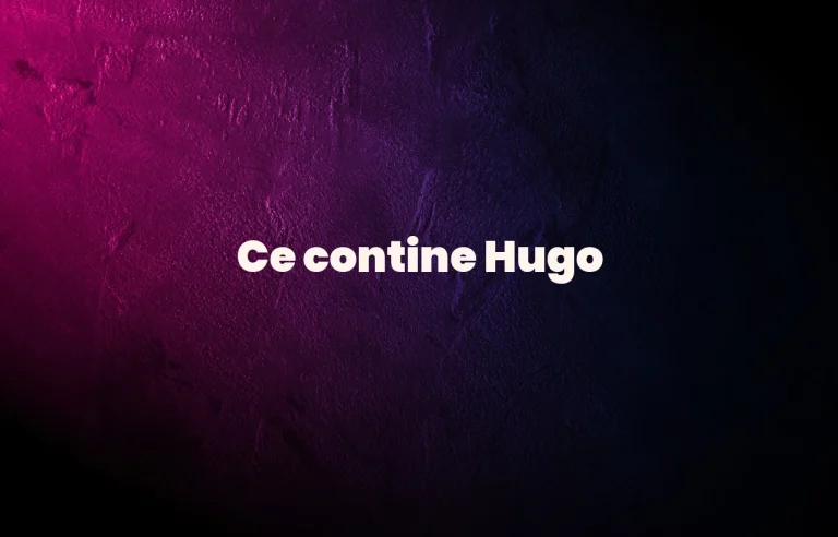 ce contine hugo