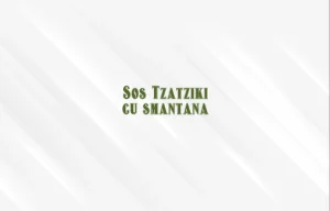sos tzatziki cu smantana