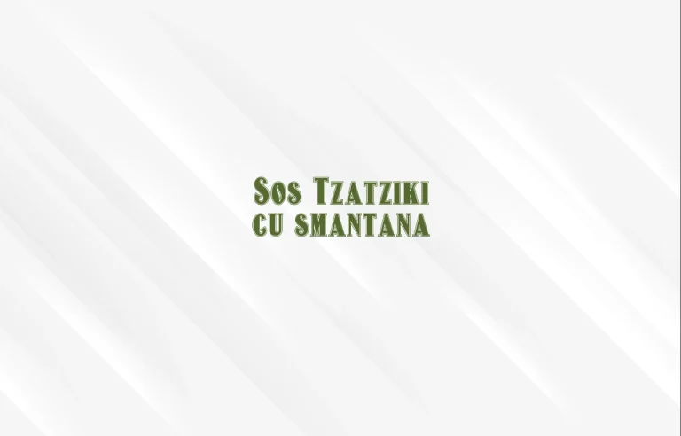 sos tzatziki cu smantana