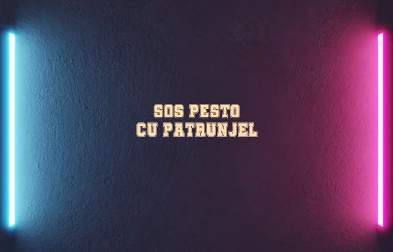 sos pesto cu patrunjel