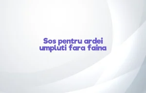 sos pentru ardei umpluti fara faina