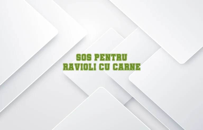 sos pentru ravioli cu carne
