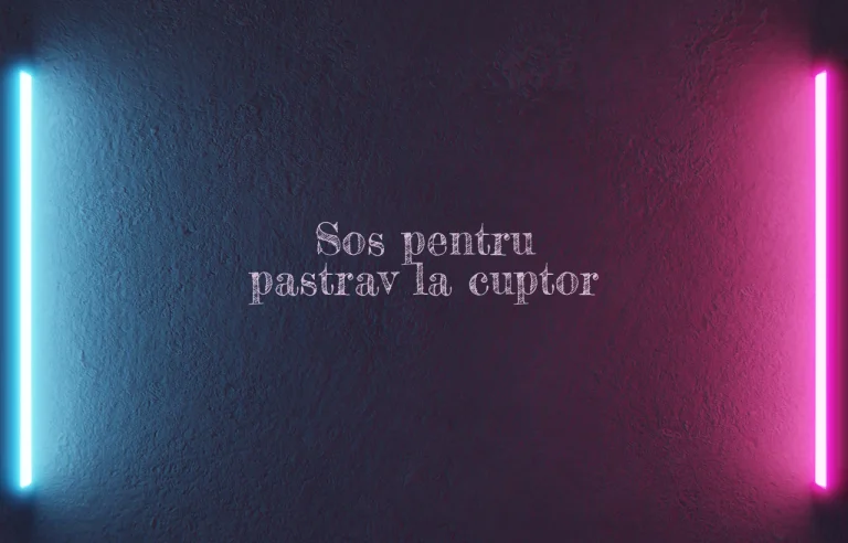 sos pentru pastrav la cuptor