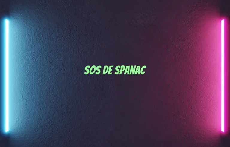 sos de spanac