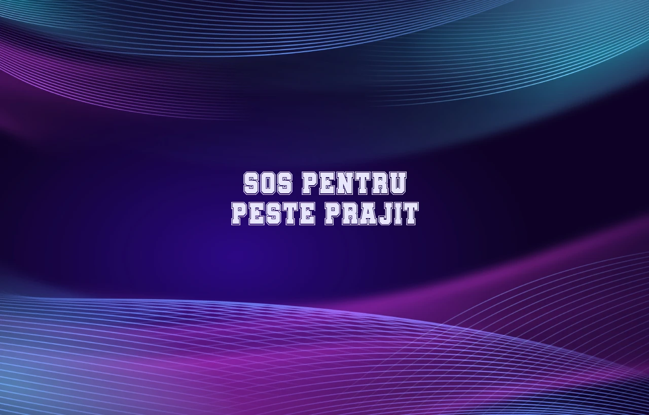 sos pentru peste prajit