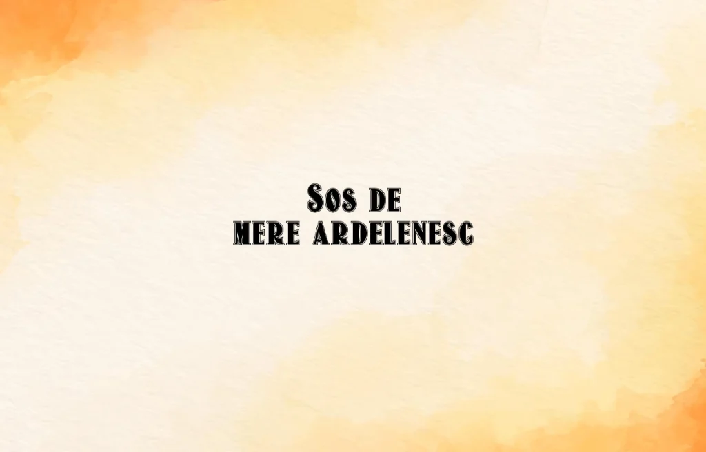 sos de mere ardelenesc