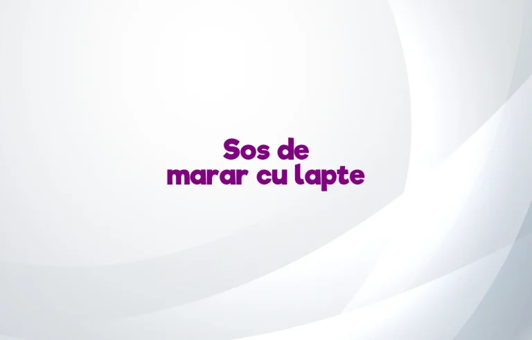 sos de marar cu lapte