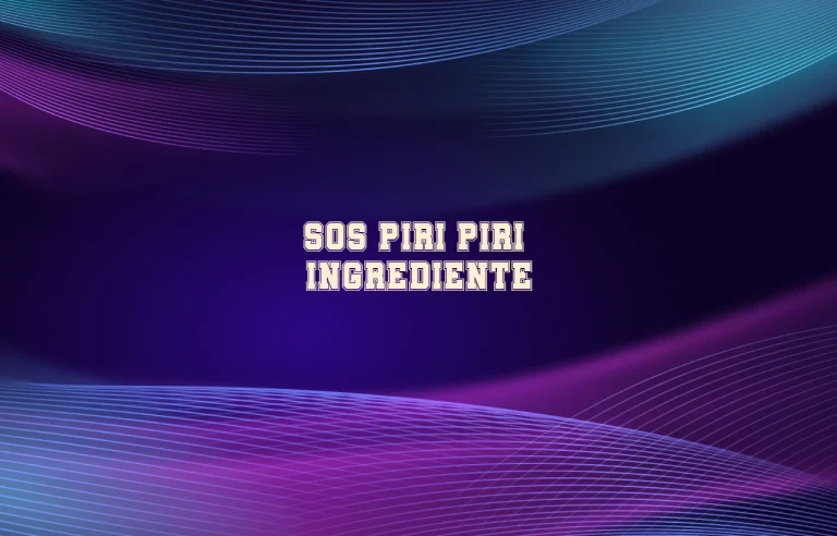sos piri piri ingrediente