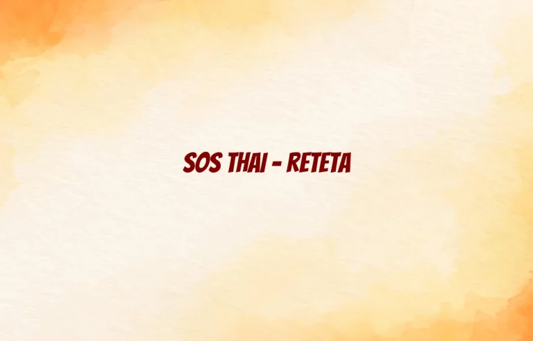 sos thai reteta