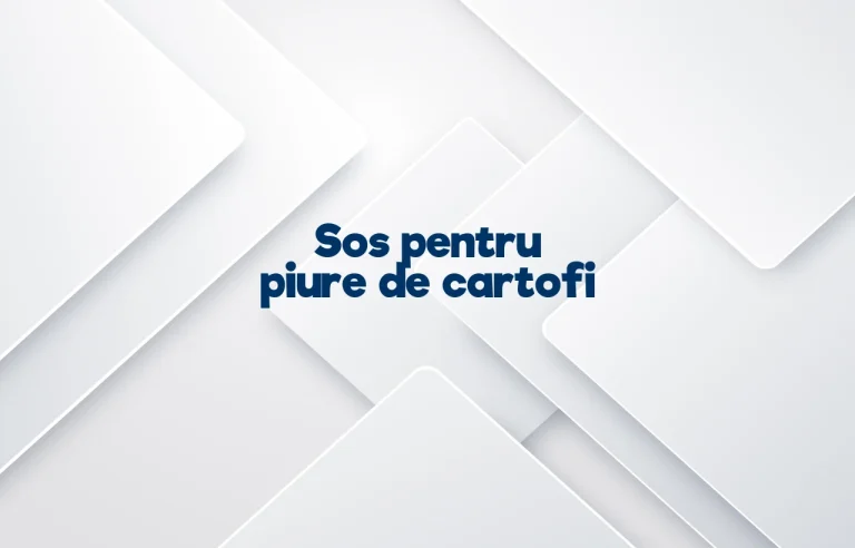 sos pentru piure de cartofi