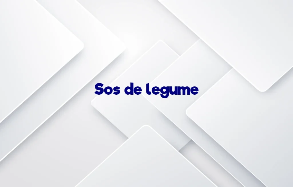 sos de legume