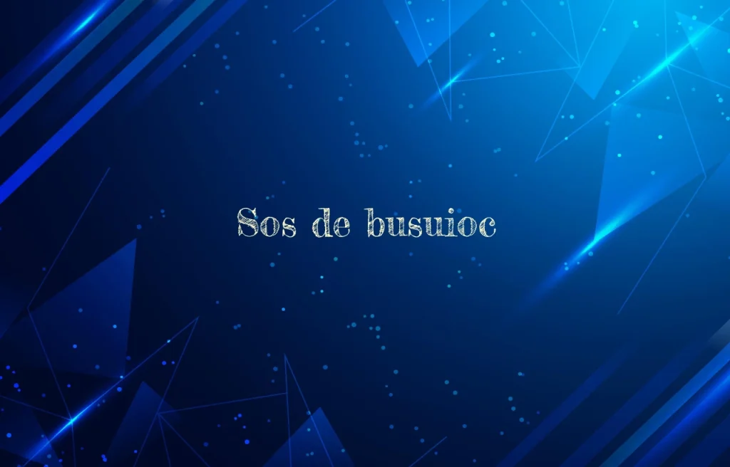 sos de busuioc