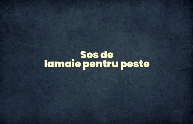 sos de lamaie pentru peste
