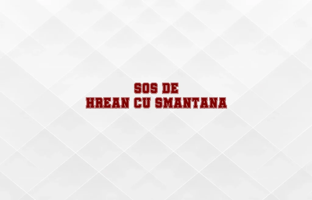 sos de hrean cu smantana