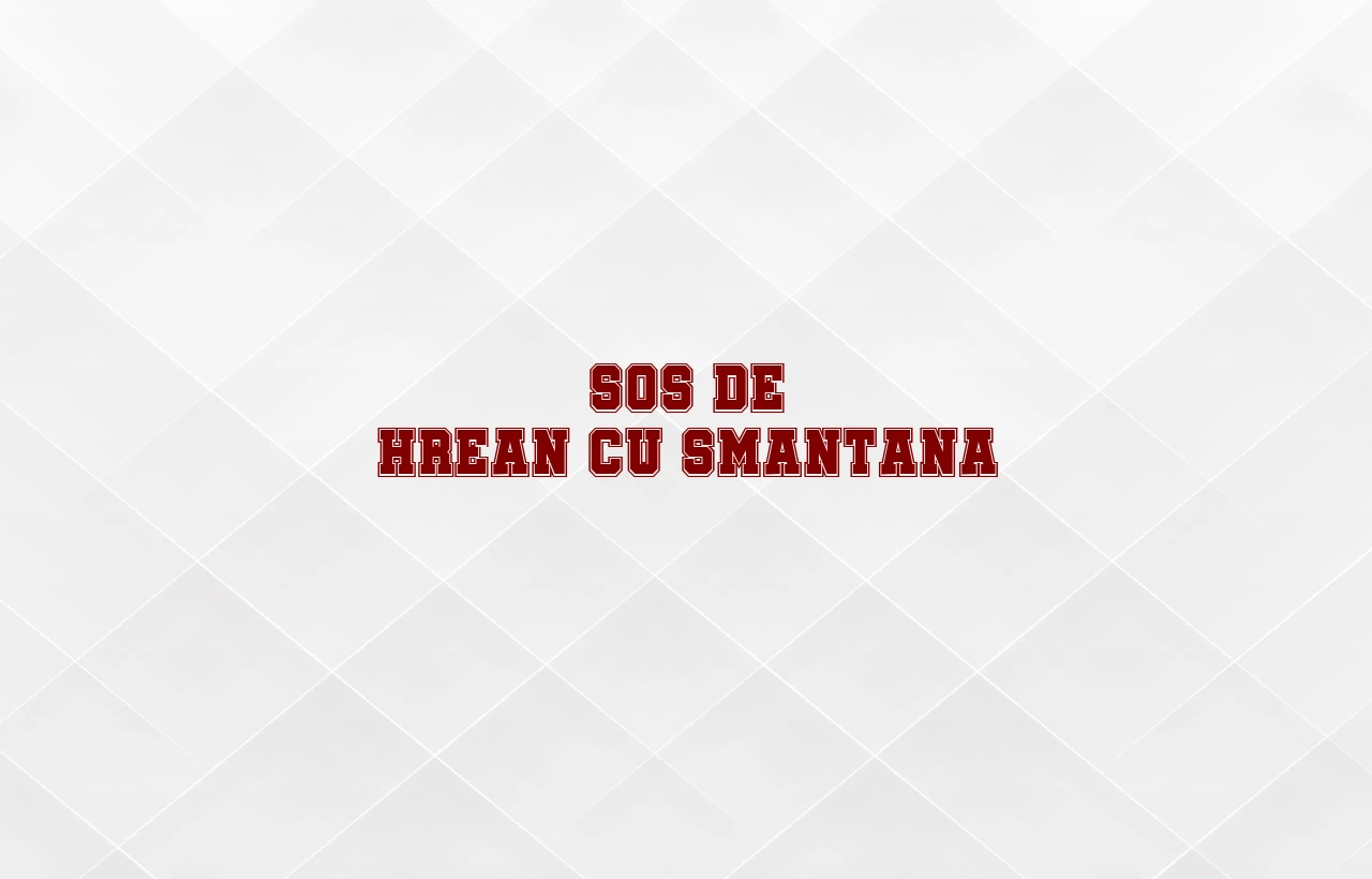 sos de hrean cu smantana
