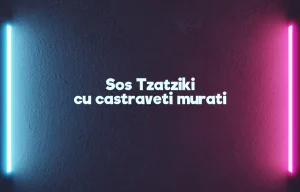 sos tzatziki cu castraveti murati