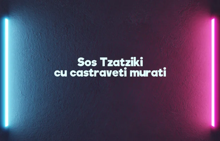 sos tzatziki cu castraveti murati