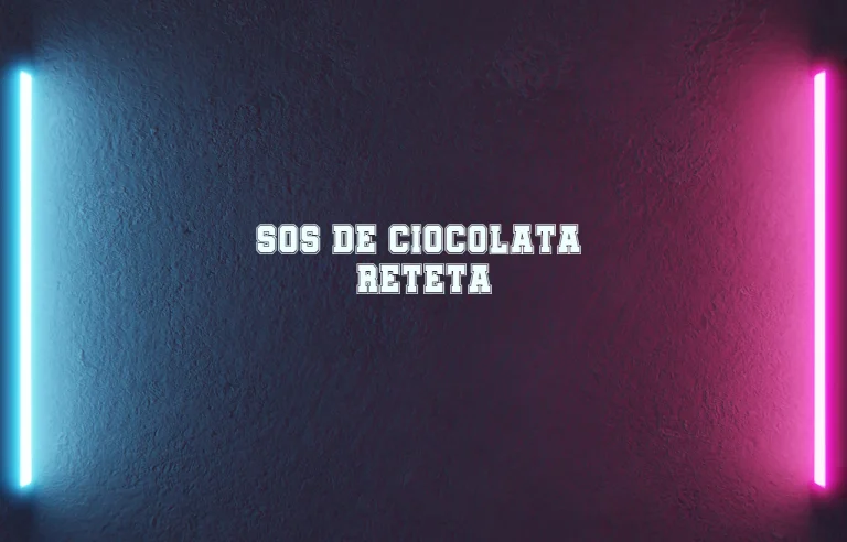 sos de ciocolata reteta