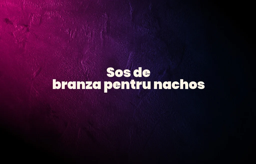 sos de branza pentru nachos