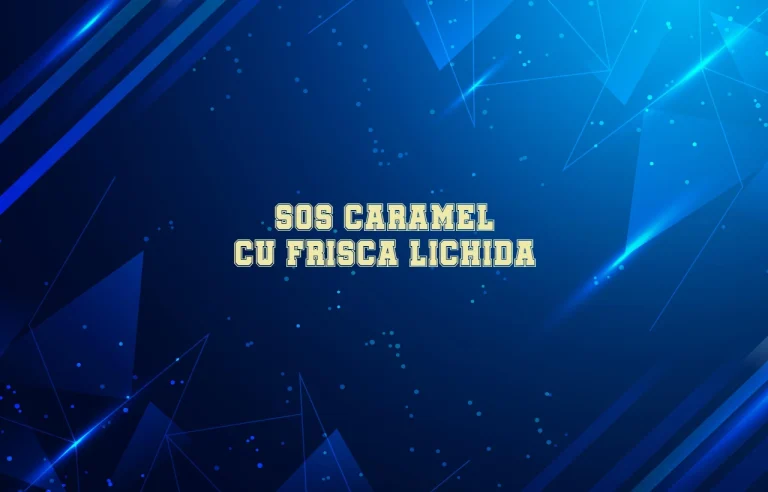 sos caramel cu frisca lichida