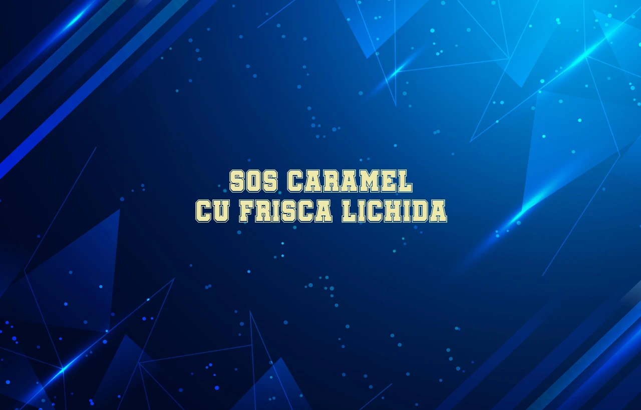 sos caramel cu frisca lichida