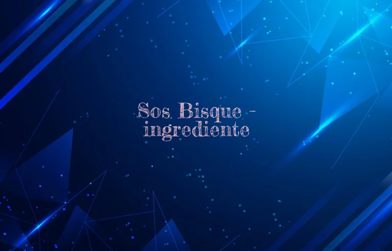 sos bisque ingrediente