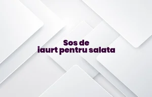 sos de iaurt pentru salata