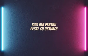 sos alb pentru peste cu usturoi
