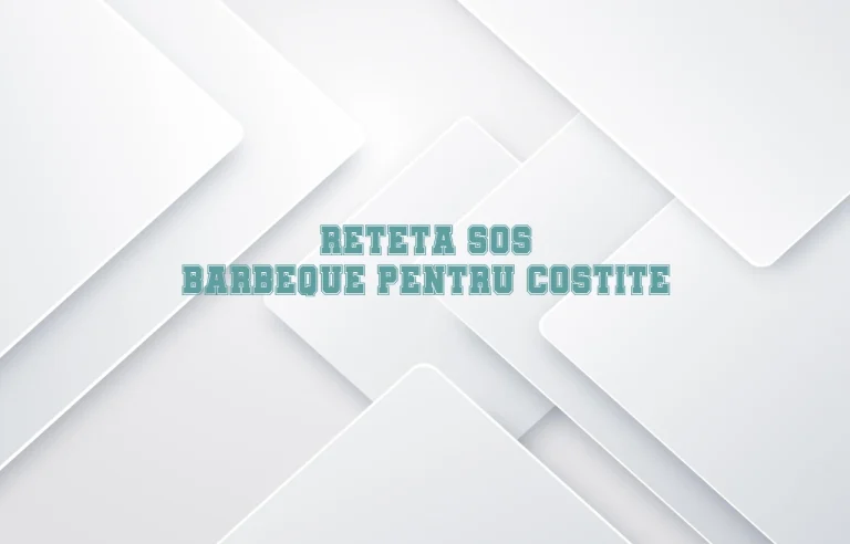 reteta sos barbeque pentru costite
