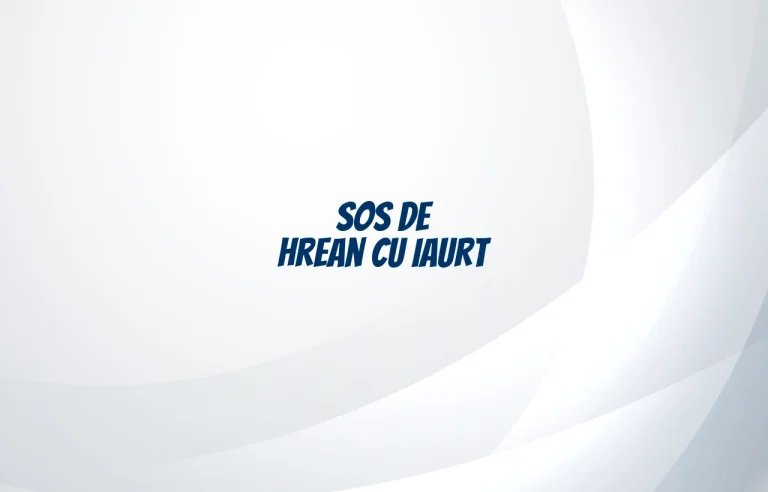sos de hrean cu iaurt
