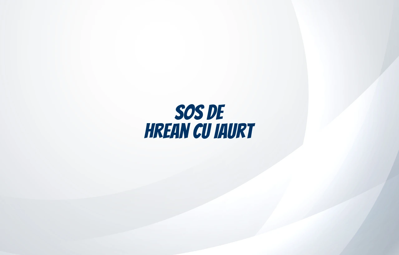 sos de hrean cu iaurt