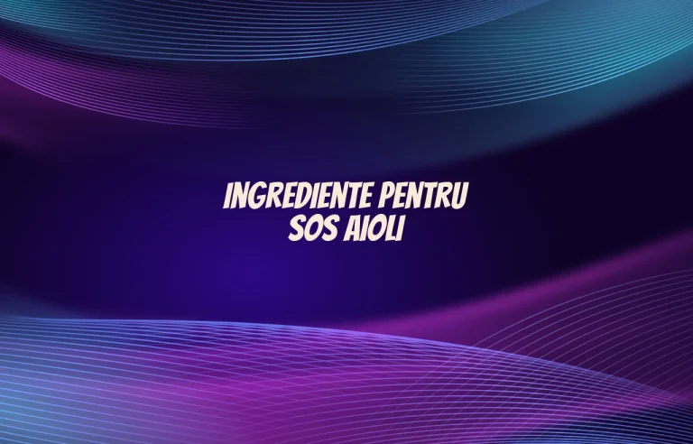 sos aioli ingrediente