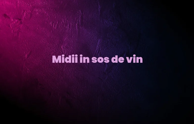 midii in sos de vin
