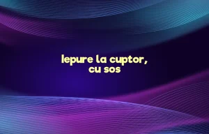 iepure la cuptor cu sos