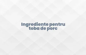 ingrediente pentru toba de porc