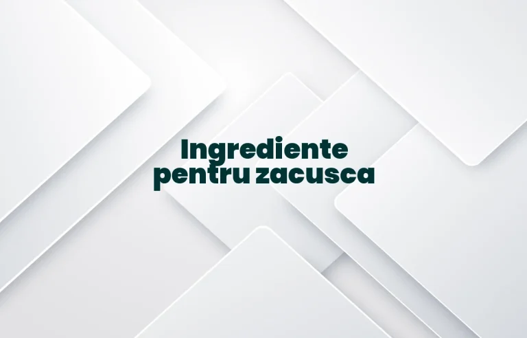 ingrediente zacusca