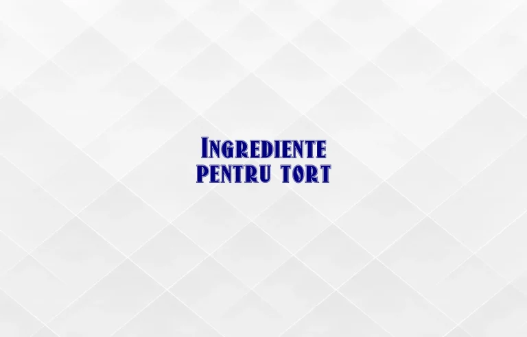 ingrediente tort