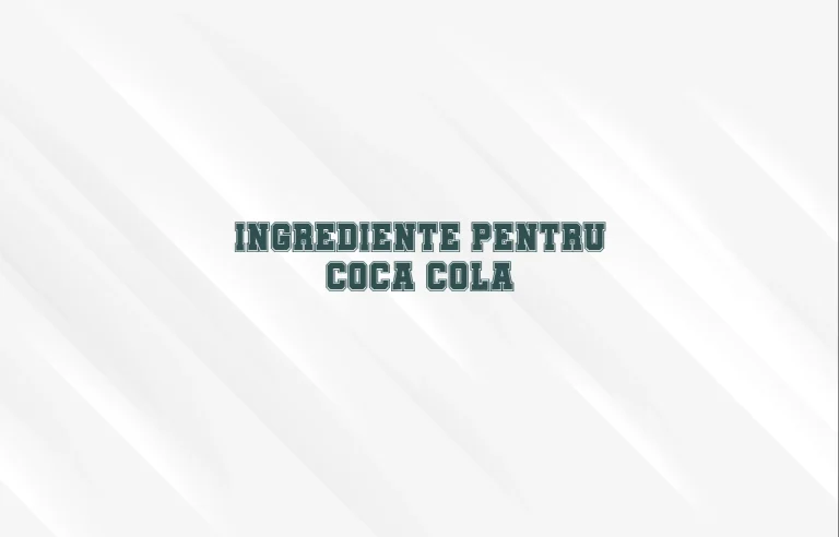 ingrediente coca cola