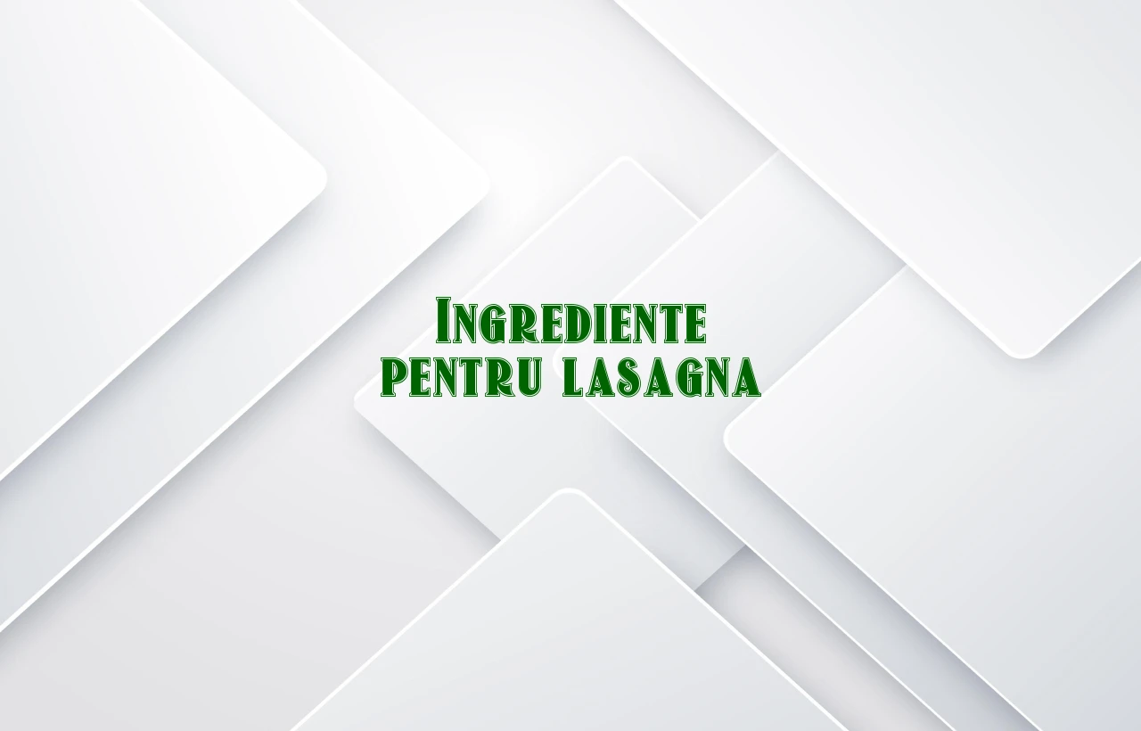 ingrediente lasagna
