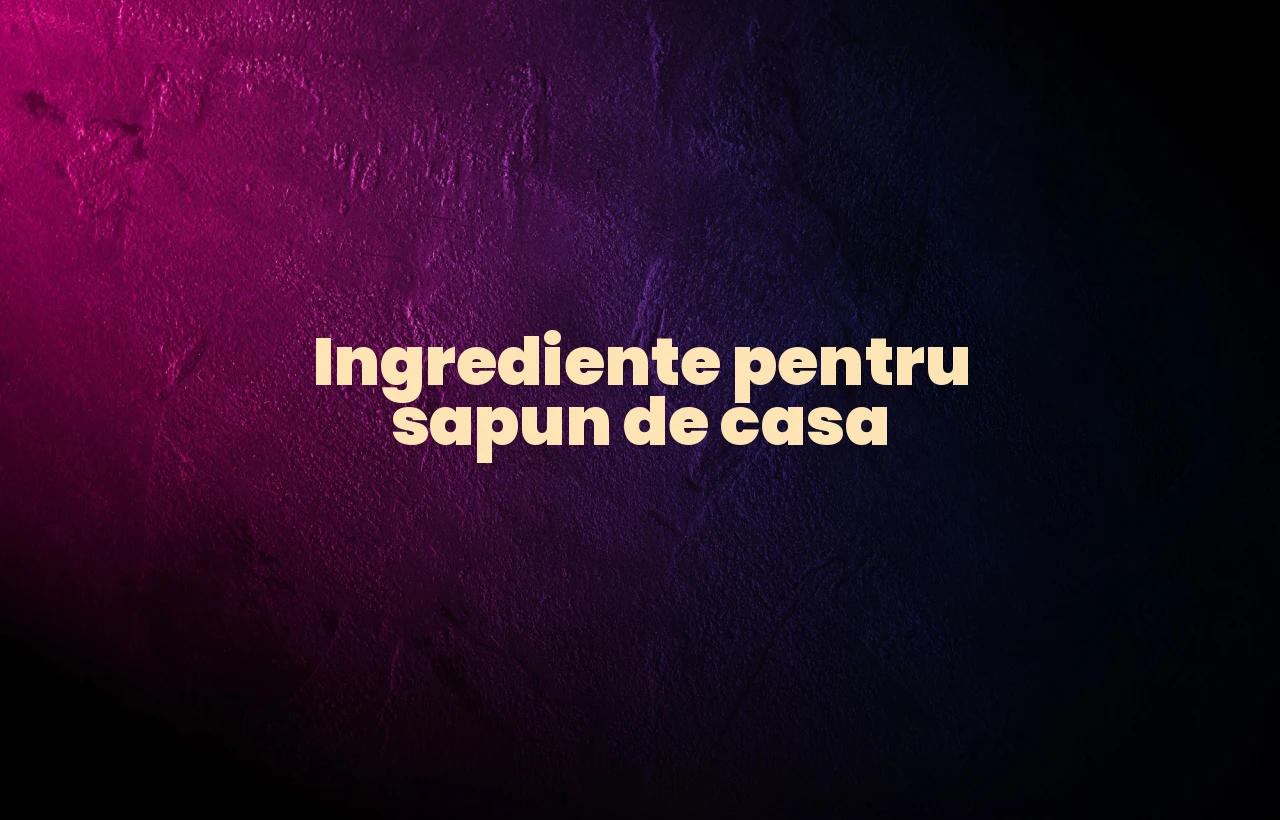 sapun de casa ingrediente