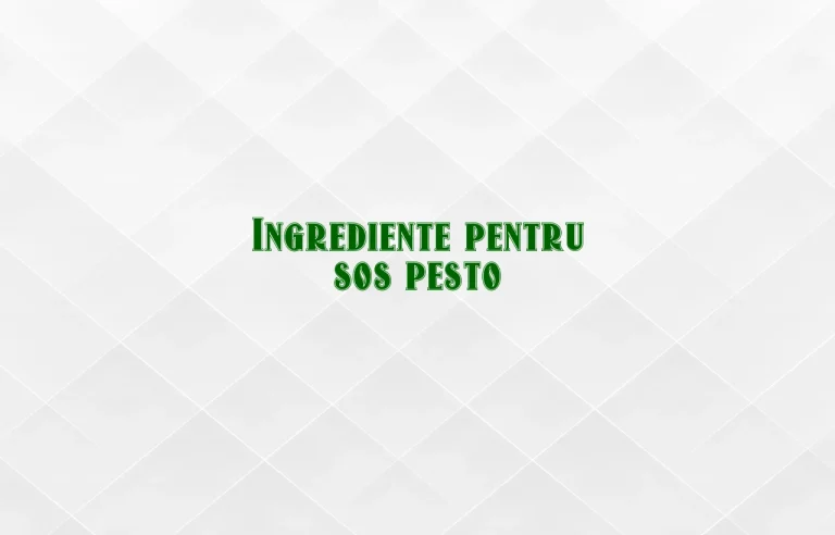 sos pesto ingrediente