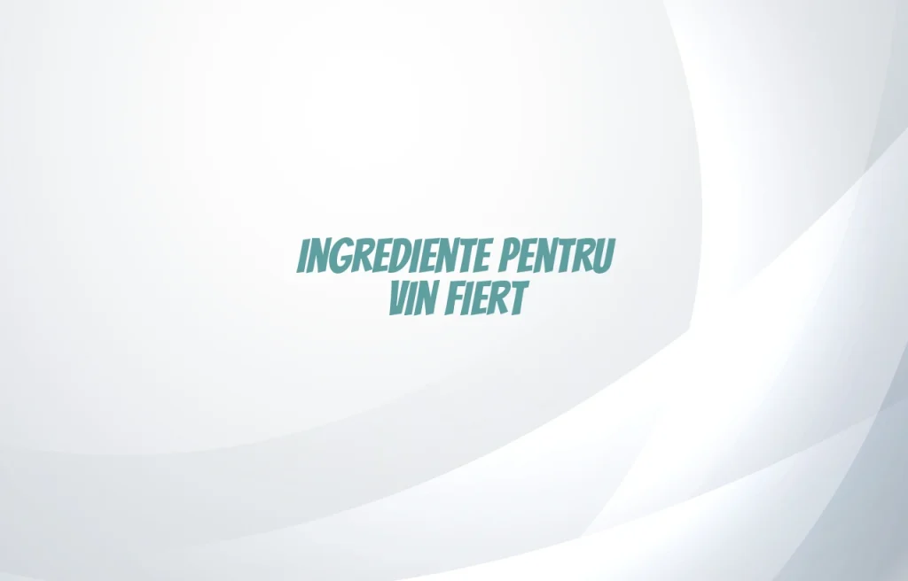 ingrediente vin fiert