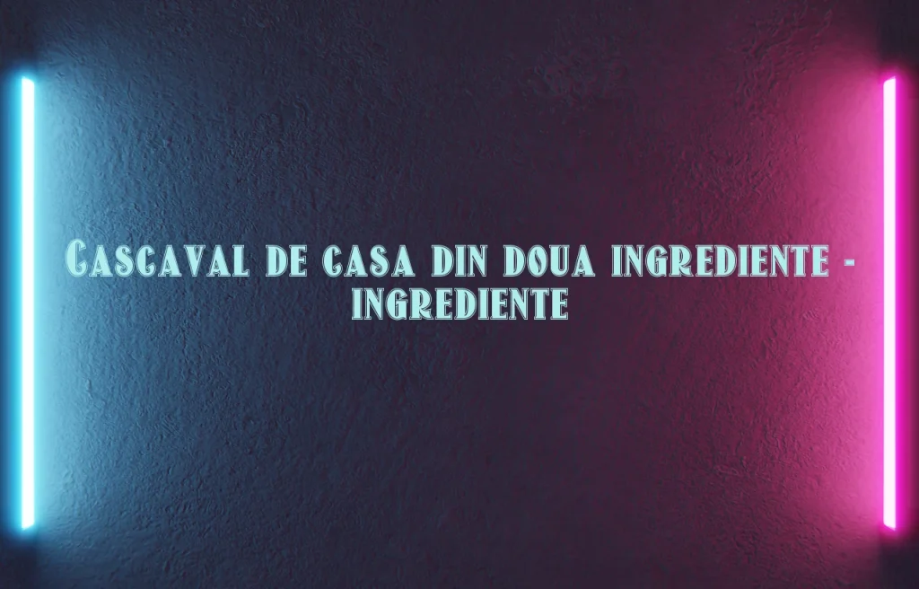 cascaval de casa din doua ingrediente