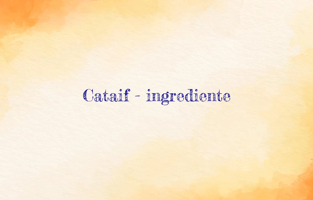 cataif ingrediente
